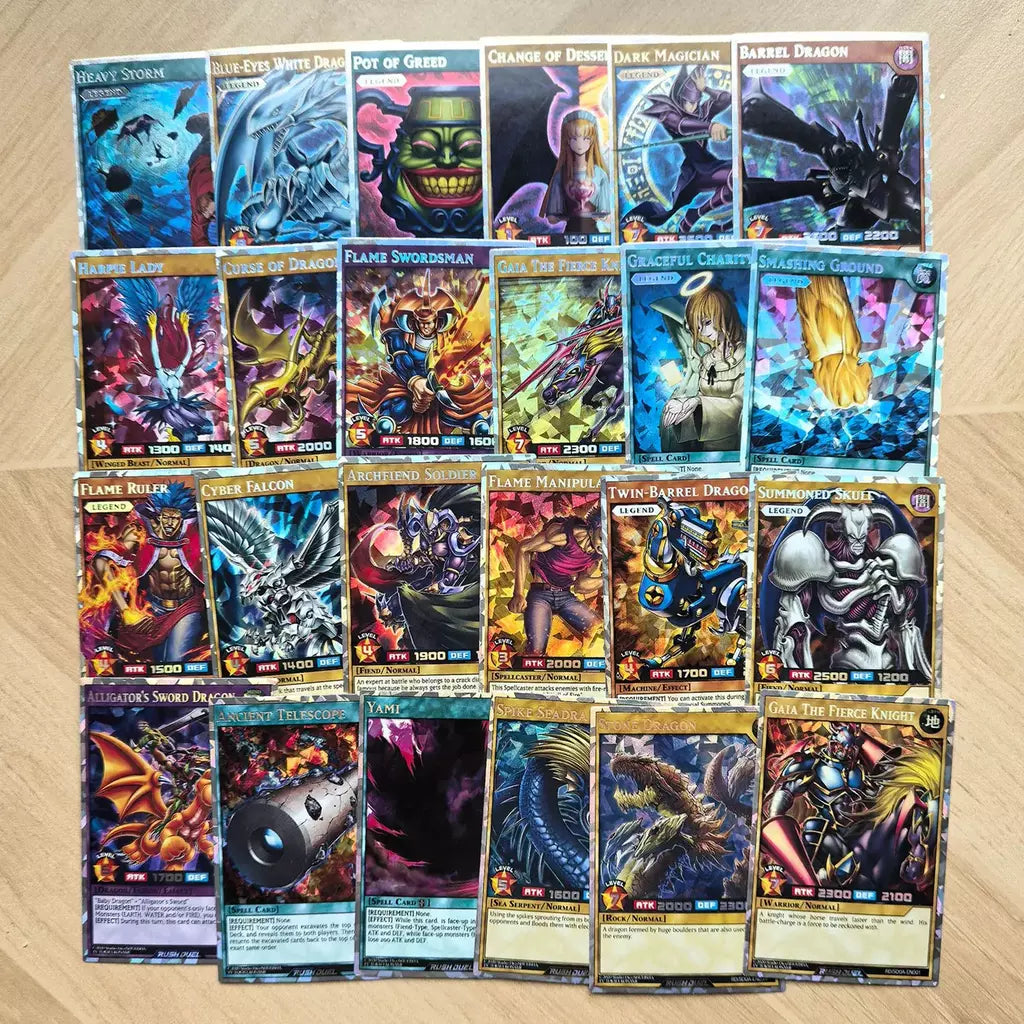 Rush duelo diy 72 peças novos cartões yu gi oh clássico duelo monstro coleção olhos vermelhos e azuis yugioh cartões holográficos brilhantes em inglês