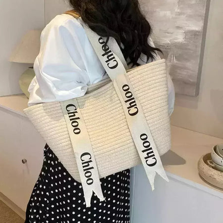 Cesta Vegetal Tecida à Mão para Mulheres, Sacola De Palha, Designer Bags, Designer Bags, Bolsas De Praia, Férias, Beira-mar, Verão
