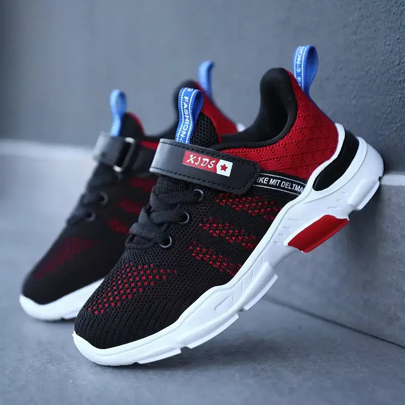Crianças sapatos antiderrapantes respirável malha sapatos da criança conforto tênis de corrida marca meninas meninos sapatos casuais crianças moda tênis