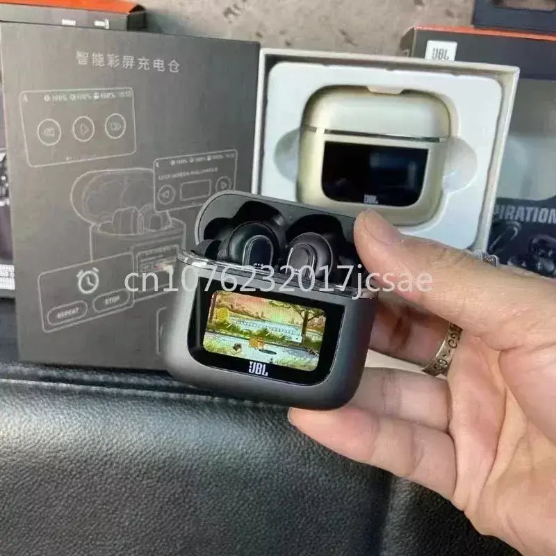 Original jbl tour pro 2 verdadeiro sem fio bluetooth fones de ouvido estéreo esportes com tela lcd inteligente versão hk