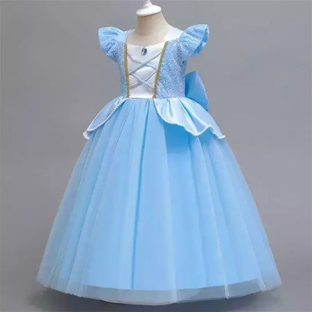 Rapunzel vestido para meninas cinderela belle vestir-se fantasia crianças aniversário princesa traje crianças roupas de festa de halloween 3-10y