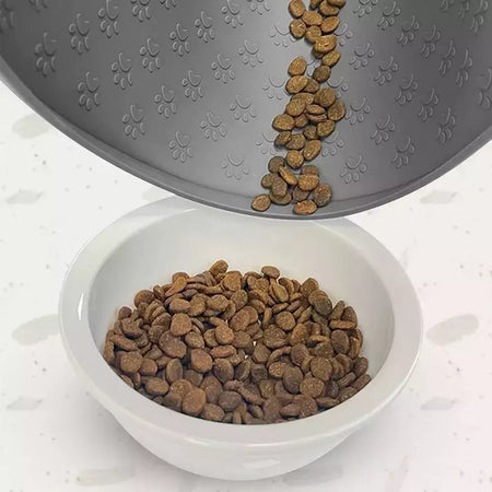 Pet placemat gato comida tigela esteira de alimentação do cão gato cão beber alimentação placemat silicone impermeável antiderrapante pet alimentador esteiras
