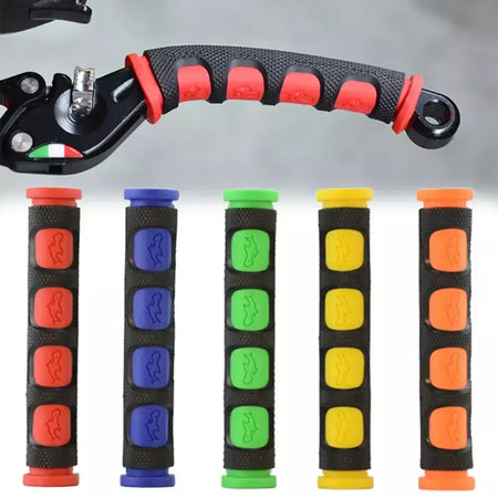 Acessórios da motocicleta macio anti-deslizamento alça de freio capa de silicone para gsxs 750 nicecnc suzuki gsxr vespa lx pcx 125 hyosung