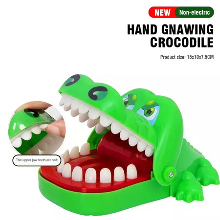 Crocodilo dentes brinquedos para crianças, Jacaré mordendo dedo, Jogos de dentista, Jokes Game of Luck Prank, Funny Holiday Party, Jogos de família