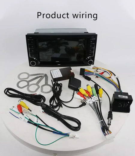 Leitor multimídia carro com Bluetooth, Android 13, 2 Din, Carplay para Touareg T5 Transporter, Volkswagen VW 2002-2010, Auto Bluetooth