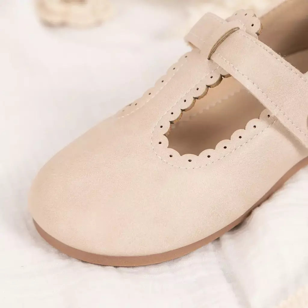 Kidsun criança menina mary jane vestido sapatos ballet apartamentos para crianças menina festa escola sapatos bowknot princesa sapatos