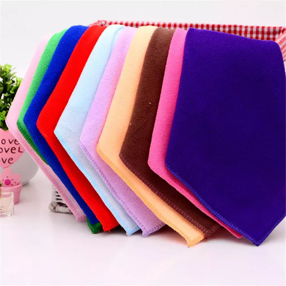 Pano De Mão De Cara De Algodão De Fibra Macia, Toalhetes De Banho Práticos, Pano De Mão De Praia, Acessórios De Banheiro De Casa, 10Pcs
