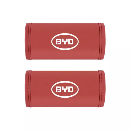 2 pçs carro anti deslizamento puxar luva interior do carro alça de couro protetor capa para byd tang s7 g3 m6 f3 atto 3 e6 qing yuan canção f3r