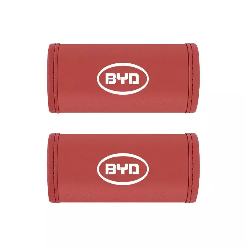 2 pçs carro anti deslizamento puxar luva interior do carro alça de couro protetor capa para byd tang s7 g3 m6 f3 atto 3 e6 qing yuan canção f3r