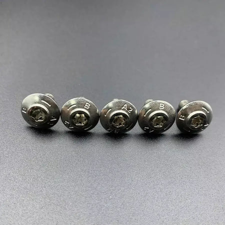 Acessórios para motocicleta m5 * 12 para bmw r1200gs r1250gs f850gs adv r1200rt r1250rt k1600b s1000rr parafusos de carenagem de motocicleta