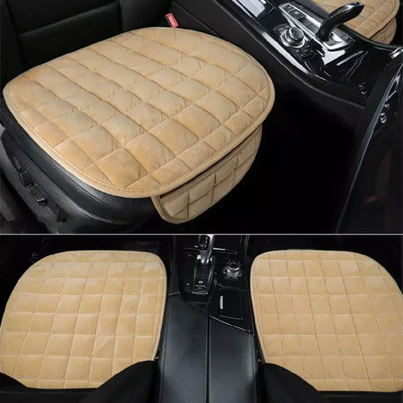 Universal inverno quente capa de assento de carro almofada anti-deslizamento assento da cadeira dianteira almofada respirável protetor de assento de carro capas de assento para carros