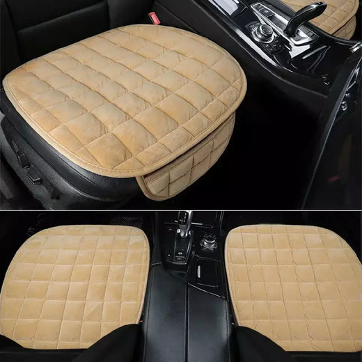 Universal inverno quente capa de assento de carro almofada anti-deslizamento assento da cadeira dianteira almofada respirável protetor de assento de carro capas de assento para carros