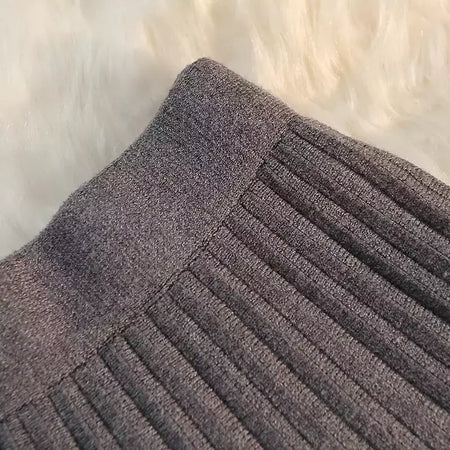 Míni saia plissada de malha feminina, cintura alta elástica, saia guarda-chuva linha A, casual sexy, curta, outono, inverno
