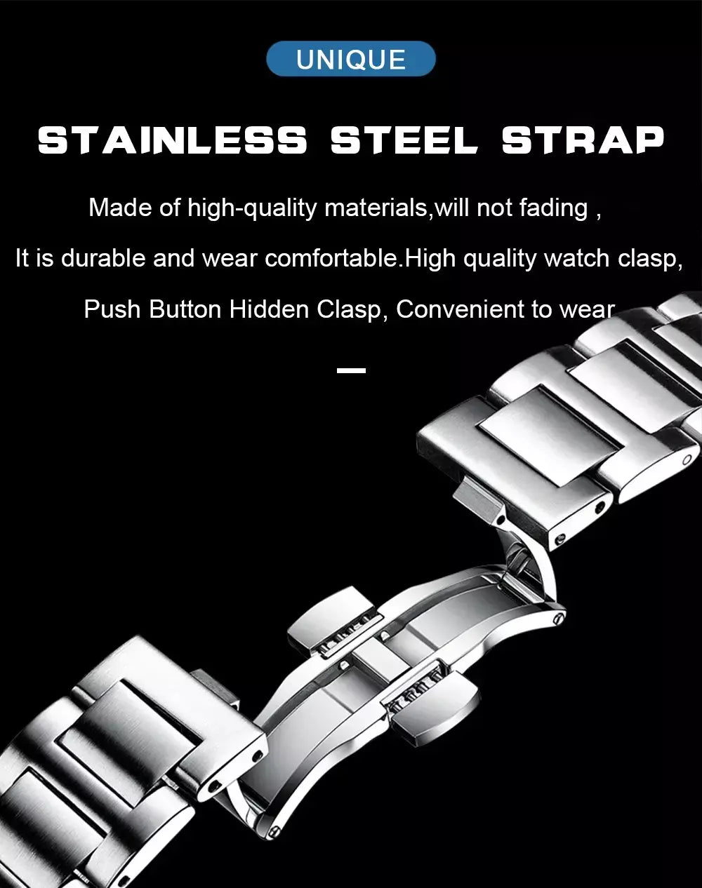 Poedagar quadrado na moda relógio de pulso masculino luminoso à prova dwaterproof água relógio de aço inoxidável para homem data quartzo negócios relógios masculinos reloj
