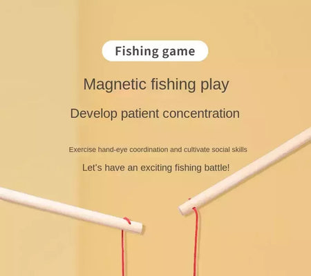 Montessori brinquedos de pesca para crianças, Desenhos animados, Vida marinha, Cognition Fish Games, Interativo pai-filho, Brinquedo educativo