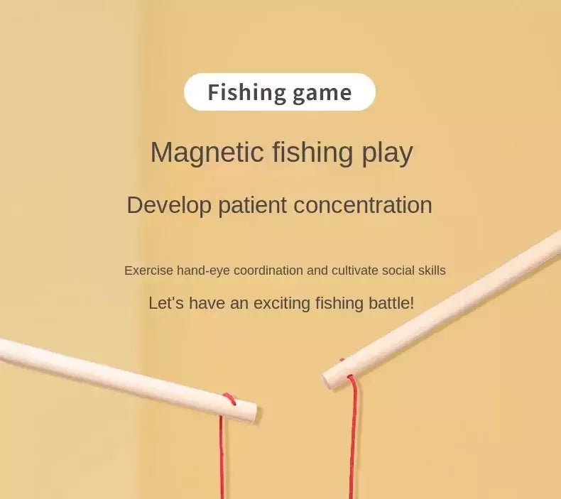 Montessori brinquedos de pesca para crianças, Desenhos animados, Vida marinha, Cognition Fish Games, Interativo pai-filho, Brinquedo educativo