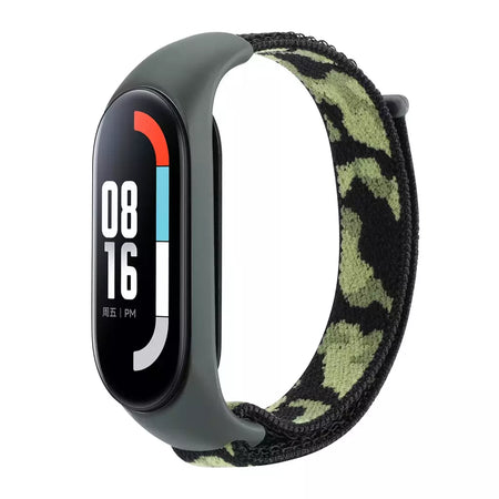 Correia de nylon para Xiaomi Mi Band, pulseira esportiva confortável, pulseira para Mi Band 7, 6, 5, 4, 3