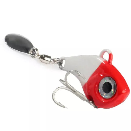 Spinner isca vib colher de metal gabarito pesca vibração 10g 20g 30g artificial duro isca lantejoulas pesca oscilação rotativa isca giratória