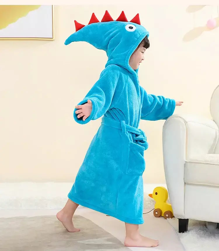 Roupão de Banho Criança, Robe Banho Infantil Absorvente Macio, Roupa Banho Bebé, Toalha com Capuz Infantil, Artigos Banheiro, Roupão Praia Piscina Menino Menina, Pijama Lar