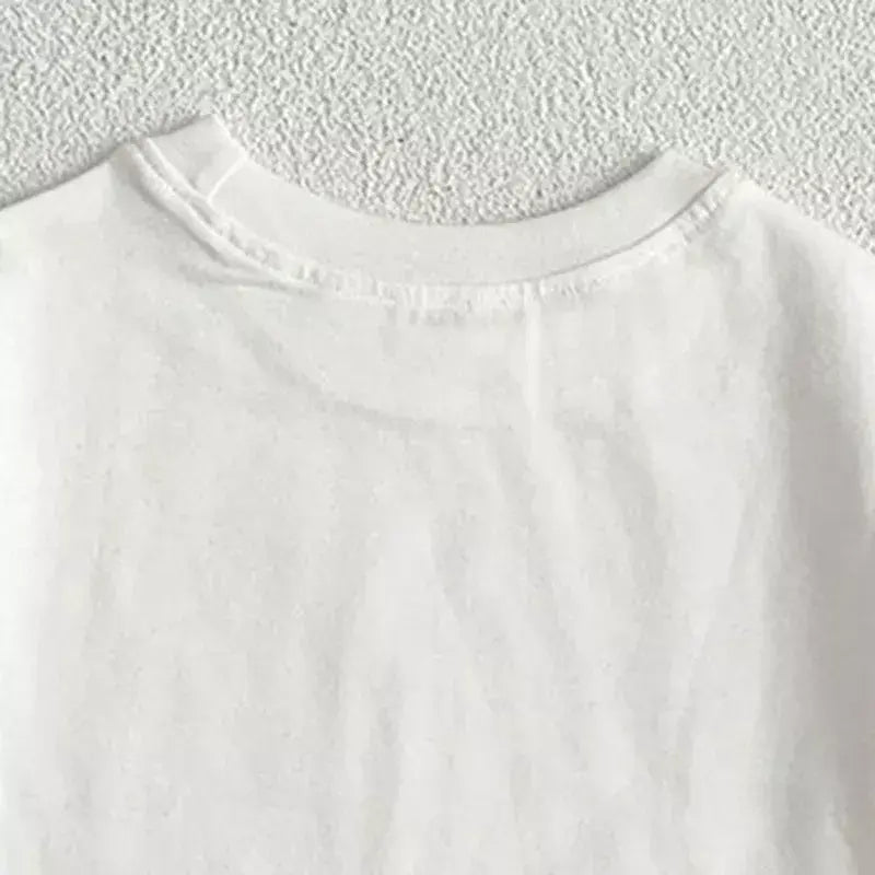 Verão bebê meninos meninas camiseta da criança cor sólida roupas superiores estilo coreano infantil do bebê meninos meninas manga curta camiseta roupas