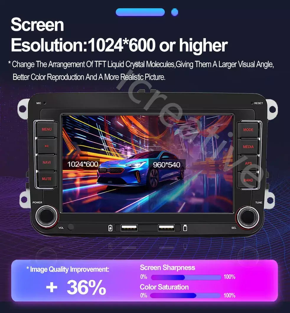 2din rádio do carro android para volkswagen golf 5 6 polo passat b6 b7 cc skoda jetta universal multimídia carplay wifi navegação gps