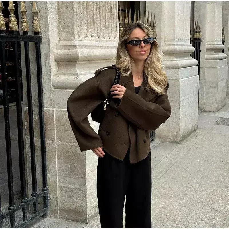 Trench coat maxi oversized feminino com lapela entalhada com cinto duplo breasted vintage streetwear 2025 tendência casual casacos diários
