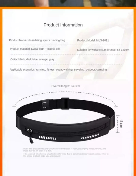 Cintura impermeável e sacos de corrida para mulheres, suporte do dinheiro, suporte do telefone, corrida, treinamento, cinto chave, acessórios de bicicleta, bolsas, esportes, fitness