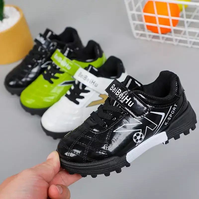 Chuteiras de futebol para crianças 2024 novas crianças chuteiras de futebol moda sapatos de futebol de solo firme