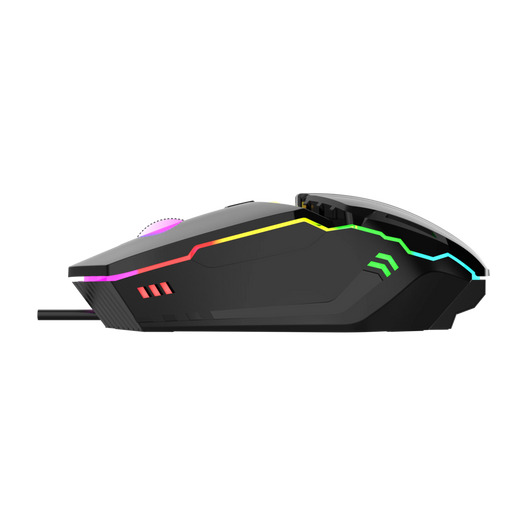 BAJEAL D11 com fio USB colorido backlight jogo mouse competitivo 4D ponderado desktop laptop mouse luminoso