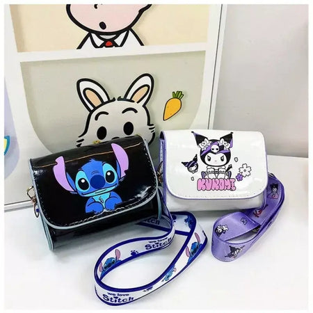 Anime bonito kuromi ponto crossbody sacos meninas mulheres marca de luxo saco alta qualidade mini designer sacos presentes