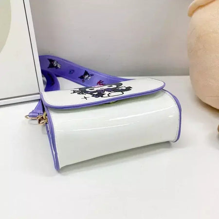 Anime bonito kuromi ponto crossbody sacos meninas mulheres marca de luxo saco alta qualidade mini designer sacos presentes
