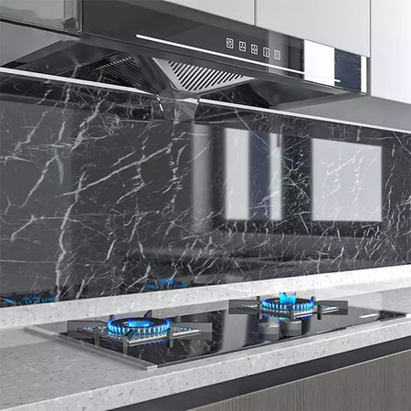 Papel de parede autoadesivo de mármore, Oil Proof, Adesivos em rolos para cozinha, Impermeável, Papel de contato para parede do banheiro