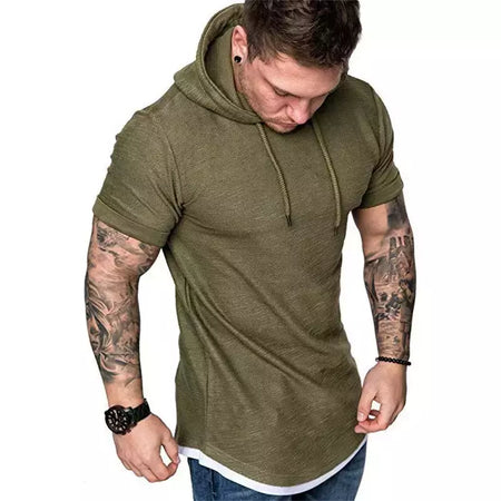 MRMT-moletons de manga curta para homens, moletom masculino com capuz casual, moletons monocromáticos, novidade nova, 2022, 2024