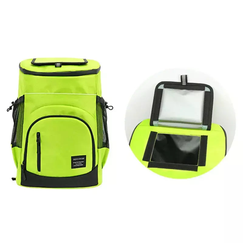 Mochila Refrigerador Isolado Macio, 30L, Saco Térmico, Refrigerador Térmico, Viagem, Exterior, Praia, Cerveja, Geladeira