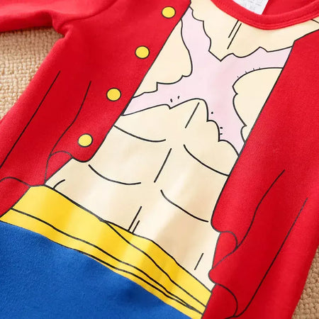 Bebê menina menino traje anime roupas recém-nascidos macacão infantil luffy akatsuki vegeta cosplay macacão da criança traje de halloween 0-18m