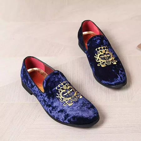 Sapatos de couro de camurça para homens, sapatos de casamento, sapatos baixos Oxford, mocassins bordados, tamanho grande, alta qualidade, designer, luxo, festa