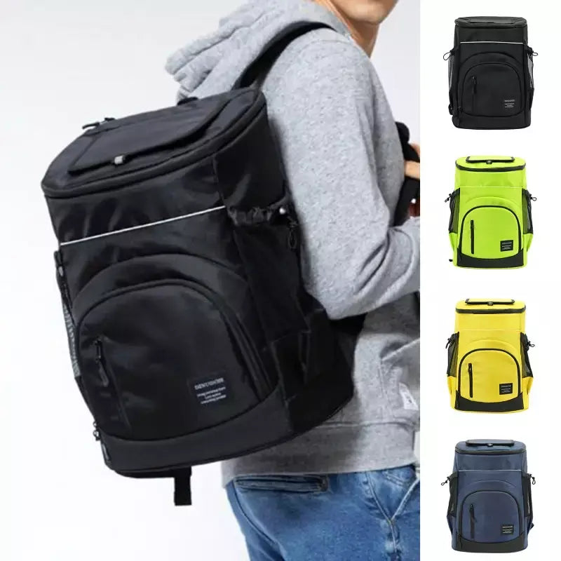 Mochila Refrigerador Isolado Macio, 30L, Saco Térmico, Refrigerador Térmico, Viagem, Exterior, Praia, Cerveja, Geladeira