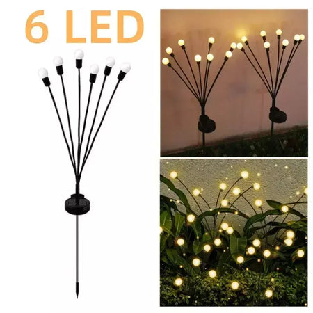 Luzes solares ao ar livre led solar cogumelo gramado luzes à prova dwaterproof água festa quintal pátio caminho lâmpada medusa para decoração de jardim