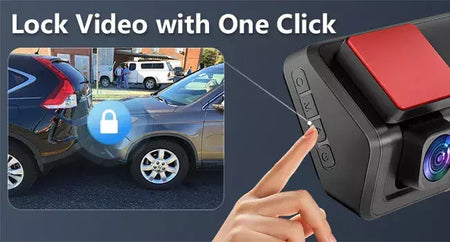 Kocam 4K UHD Dash Cam WiFi Carro DVR Dianteira e Traseira Lente Dupla Câmera Auto para Carro com Visão Noturna 24H Monitor de Estacionamento Caixa Preta