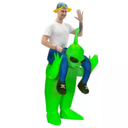 Adulto et alienígena traje inflável engraçado ternos extravagantes vestido morte fantasma purim halloween carnaval anime festa cosplay trajes