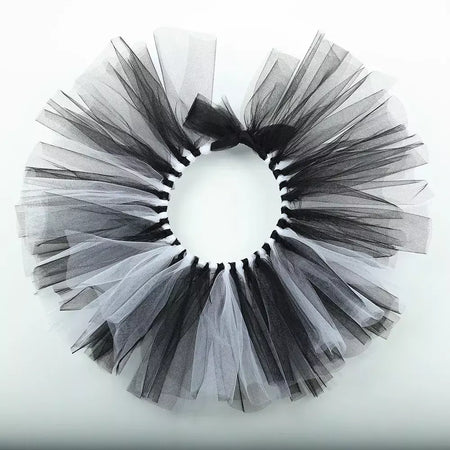 O traje de palhaço terrível arte menina preto branco fantasia tutu vestido horror coringa vestido para meninas trajes de festa de carnaval de halloween