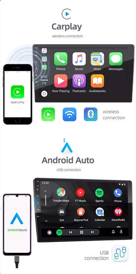 Android 13 2 din rádio do carro carpla auto 7 9 10 13.1 Polegada universal wifi gps áudio reprodutor multimídia para nissan toyota kia honda