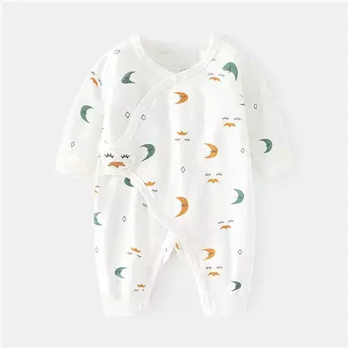 Algodão bebê recém-nascido menina menino macacão impressão infantil macacão casual roupas recém-nascidos para meninas meninos primavera outono roupas novo 0-6m