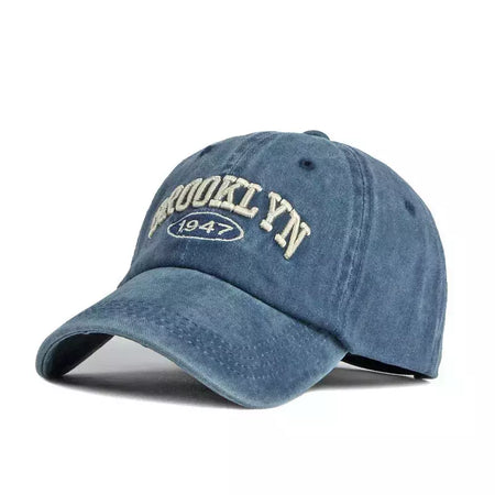 Boné de beisebol para quatro temporadas masculino e feminino, casual retrô lavado de algodão, bordado snapback, proteção solar unissex, verão, 4 estações