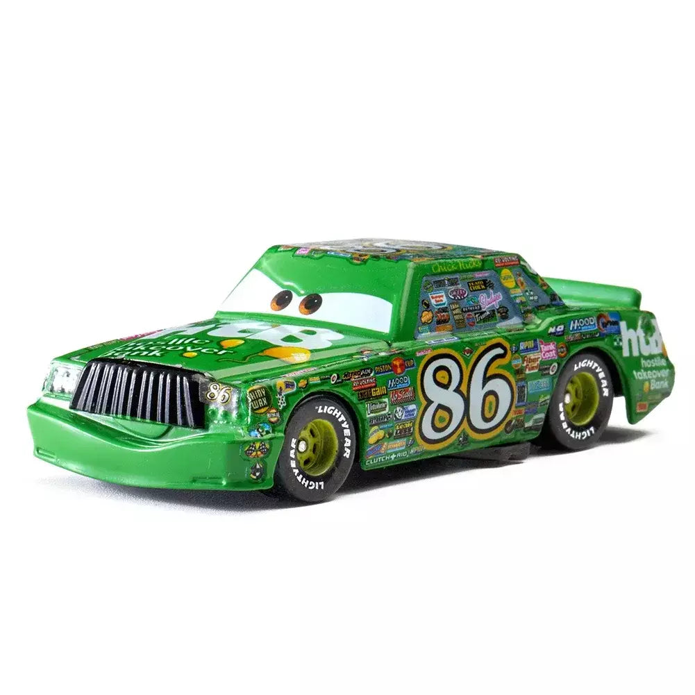 12 pçs disney pixar carros caixa de presente metal diecast relâmpago mcqueen modelo carro brinquedo jackson tio caminhão menino brinquedos aniversário