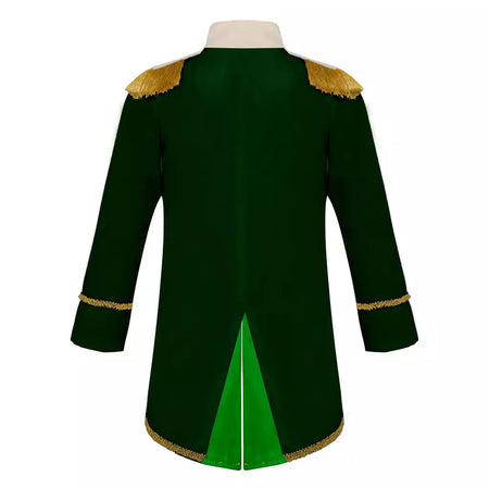 Meninos príncipe cosplay traje manga longa franja de ouro trança veludo smoking tailcoat tribunal real cosplay jaqueta vestir-se