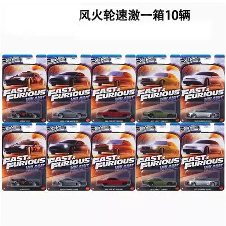 Modelo de carro Hot Wheels Fast & Furious J Series Ford Honda Hnr88 Coleção de carros de liga modelo ornamento presente genuíno personalizado