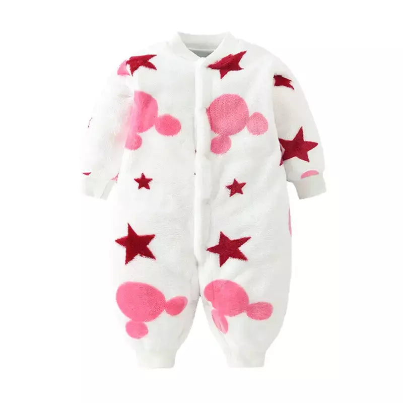 Bebê recém-nascido primavera inverno roupas jaqueta infantil para meninas macacão para meninos flanela macia bebe macacão roupas de bebê 0-18 meses