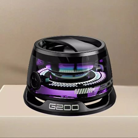 1 pçs portátil bluetooth alto-falante g200 rgb iluminação alto-falante magnético bt5.3 mini caixa de som 7 horas reprodução suporte do telefone