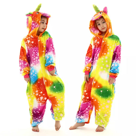 Miniso Cosplay Costumes para crianças, pijama animal, ponto, dinossauro, panda, unicórnio, kigurumi, halloween, meninos, meninas, crianças